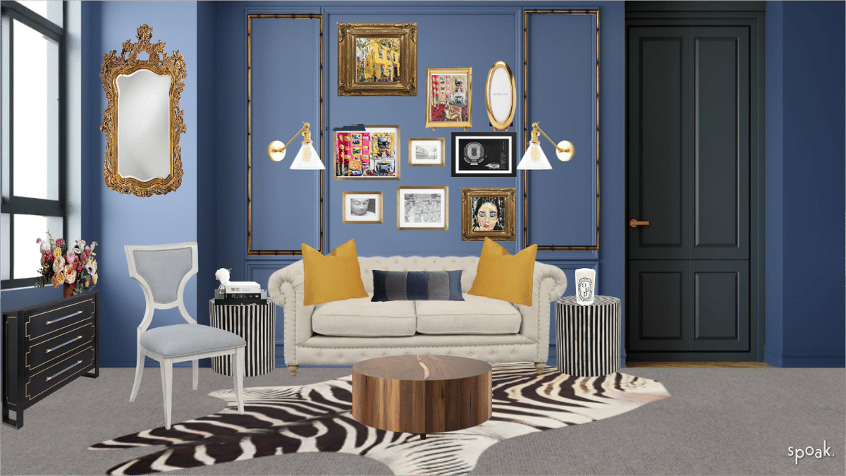 Kitchen + Living Room Inspiration designed by Charlotte Dockery