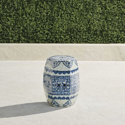 Vivian Handpainted Accent Stool | Frontgate added by Danielle Hughes
