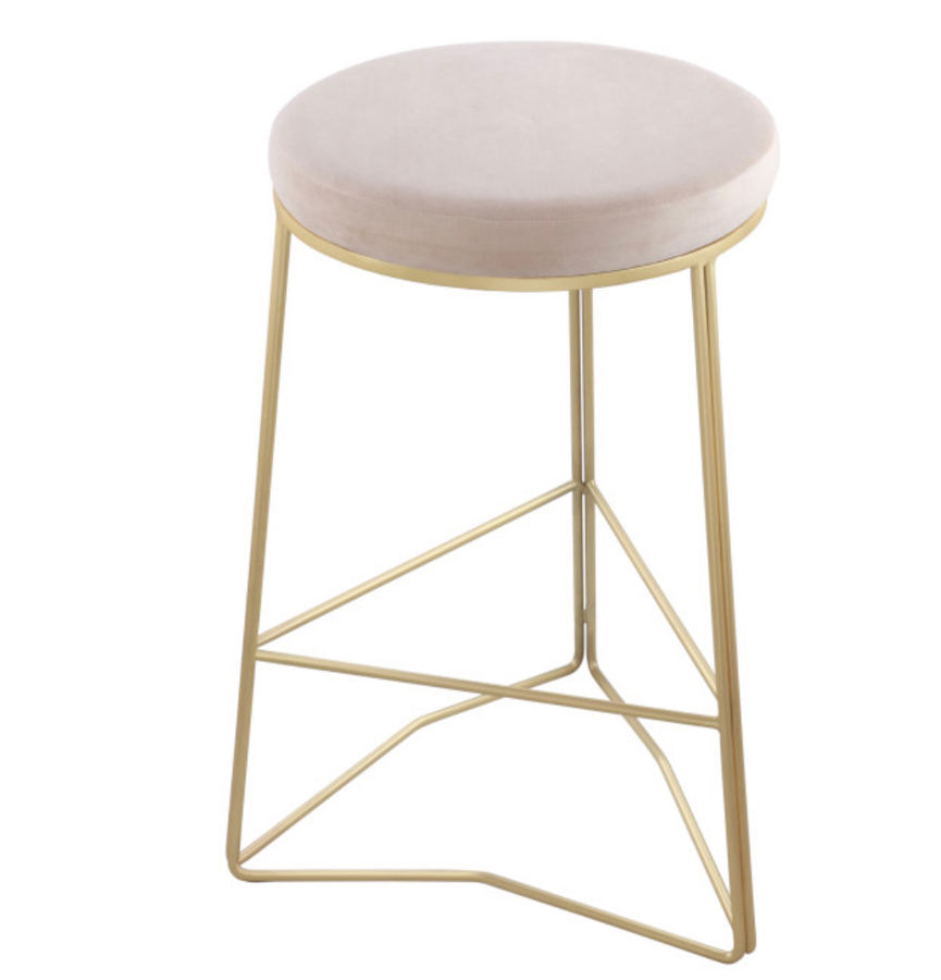 TRES VELVET STOOL added by HELEN SALGADO