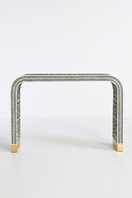 Moroccan Waterfall Inlay Console Table added by Cierra Davis
