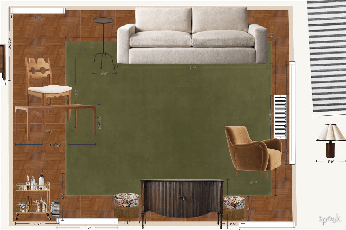 Dining Room Layout designed by Emma Schmidt