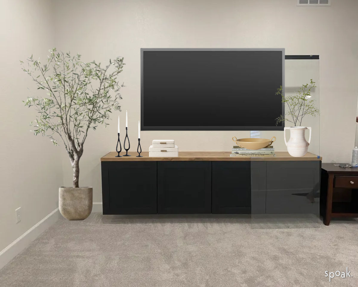 Black Basement Inspo designed by Victoria Wootton
