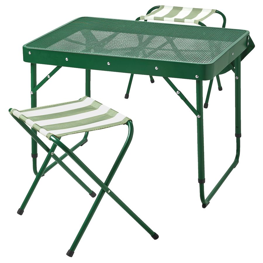 STRANDÖN folding table set, green - IKEA added by Sarah Jackson