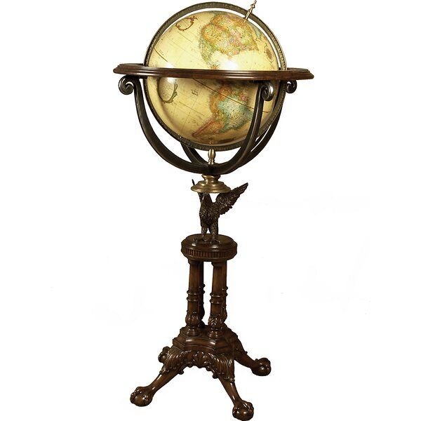 Eagle Aged Regency Aluminum Floor Standing Globe added by Spoak Member