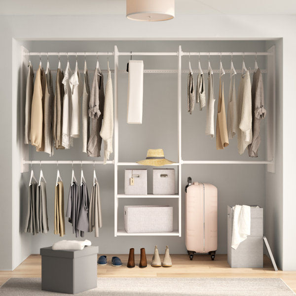 Grid 48'' - 96'' Closet System (Can Be Cut To Fit) added by stefany alves