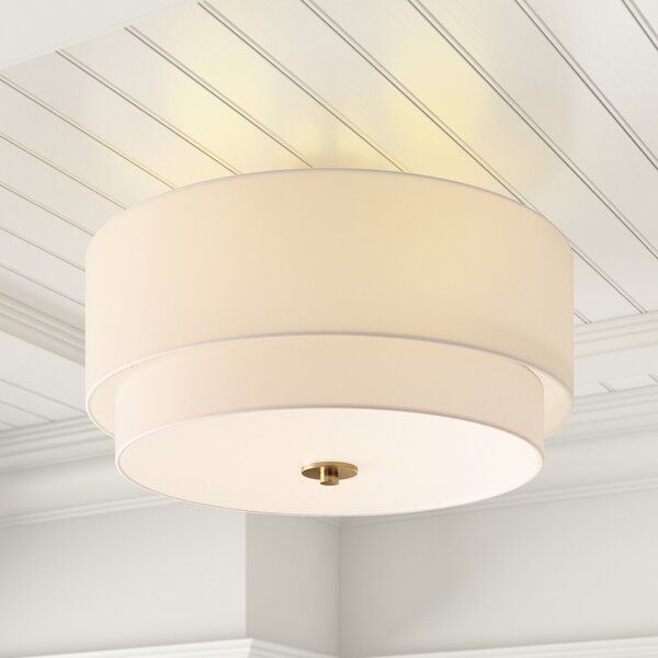 Amia Fabric Semi Flush Mount added by YVONNE WANG