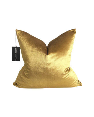 Velvet Honey Gold Pillow Cover added by Crystal Kolba