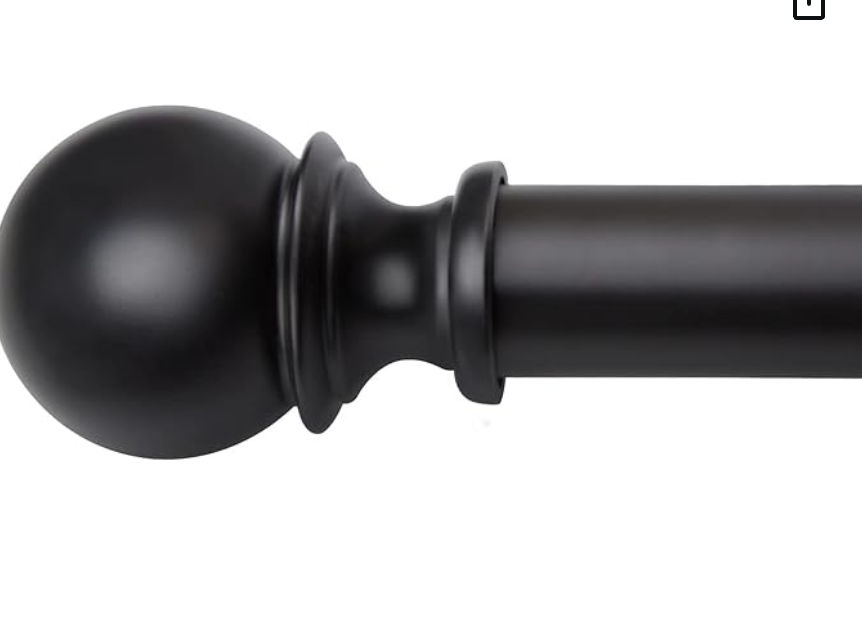 Black Curtain Rods added by Haley Pleasant