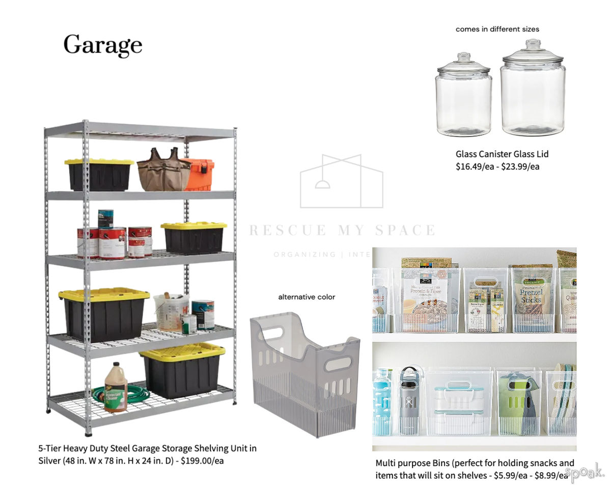 Garage Inspiration designed by Judi Igwe
