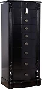 Alveare Home Louisa Locking Jewelry Armoire, Black added by Spoak Member