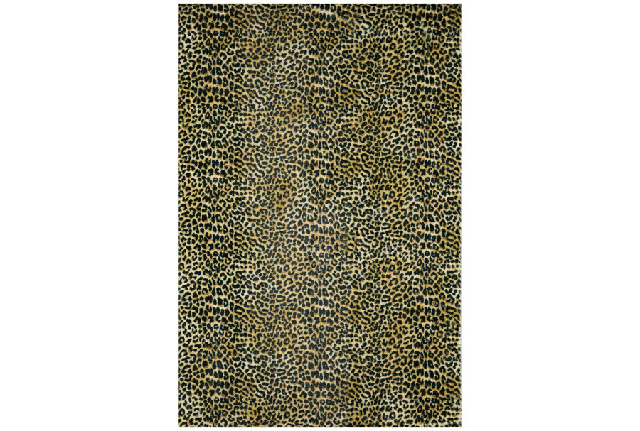 8'x10' Rug-Plush Faux Fur Leopard Print Gold | Rectangle | Shag | Animal Print | Contract Grade added by ashley martin