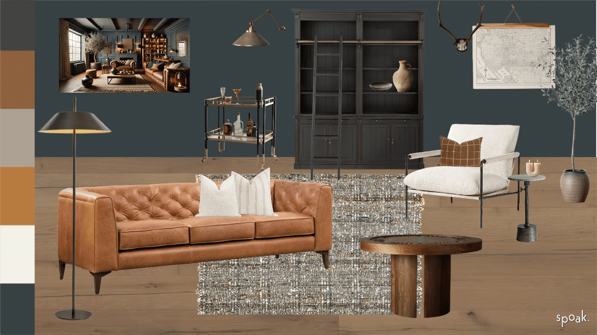 Kitchen + Living Room Inspiration designed by Melanie Warren