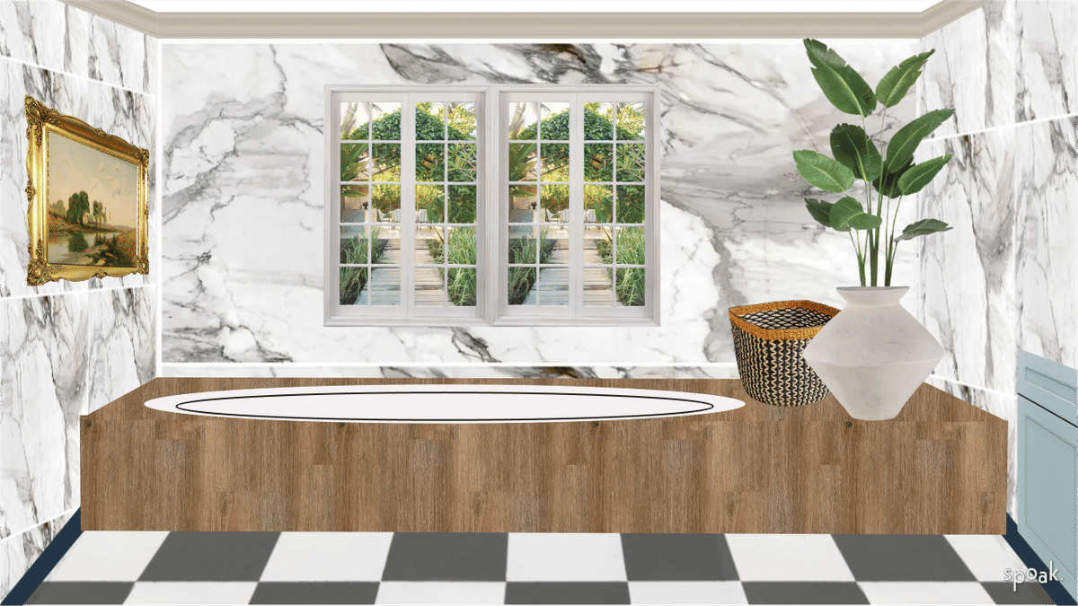 Bathroom Inspo designed by Brigid Duncan
