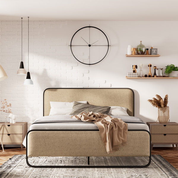 Arnasia Upholstered Metal Platform Bed added by Kayla Smith