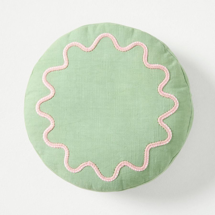RHODE Wiggle Round Pillow, Fair Green added by Kate Lynn Nemett