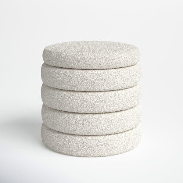 Helene 19" Wide Round Storage Ottoman added by Tanya Evans