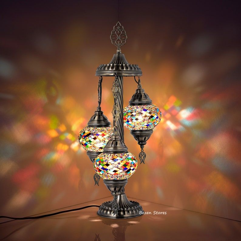 3 globe Turkish lamp added by Karla Barker