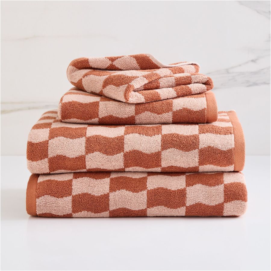 Wavy Blocks Towel added by Melanie Warren