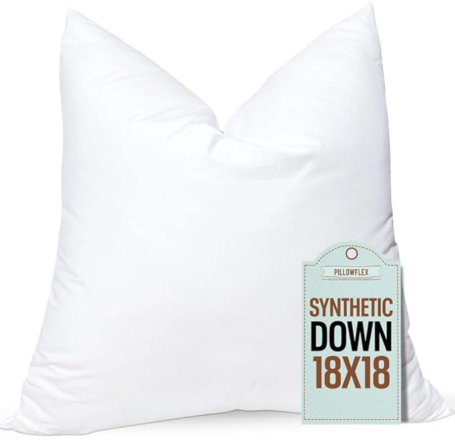 18" Pillowflex Synthetic Down Pillow Insert added by KH Design Concepts