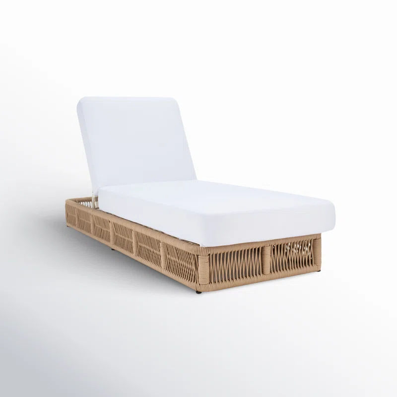 Joss & Main Langley Outdoor Chaise Lounge & Reviews | Joss & Main added by Cassie Morgan