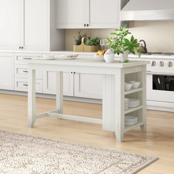 Jarrod Solid Wood Kitchen Island added by Erin Vernon