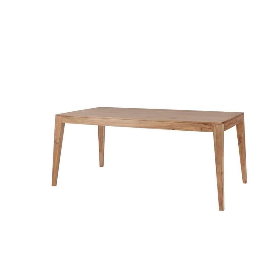 Home Decorators Collection Greyburn Pecan Brown Finish Rectangular Dining Table for 6 with Tapered Square Legs (68.9 in. L x 29.9 in. H) BT0279D - The Home Depot added by Katie Carpenter