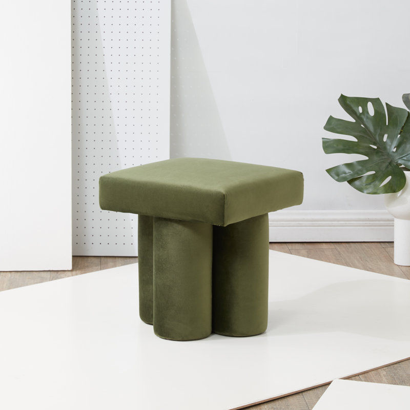 Dula Upholstered Velvet Ottoman added by Tracie Robinson