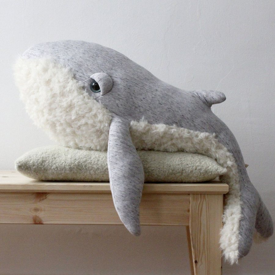 Big Grandpa Whale  Handmade Stuffed Animal - Etsy added by Spoak Member