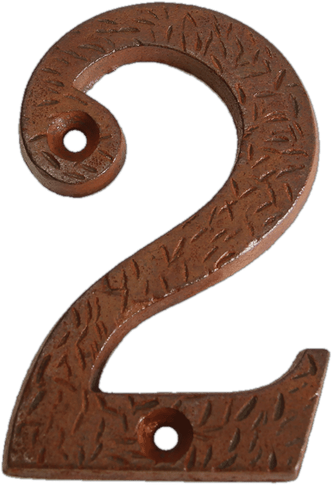 3'' H Metal House Number added by Sandy Schargel Interiors