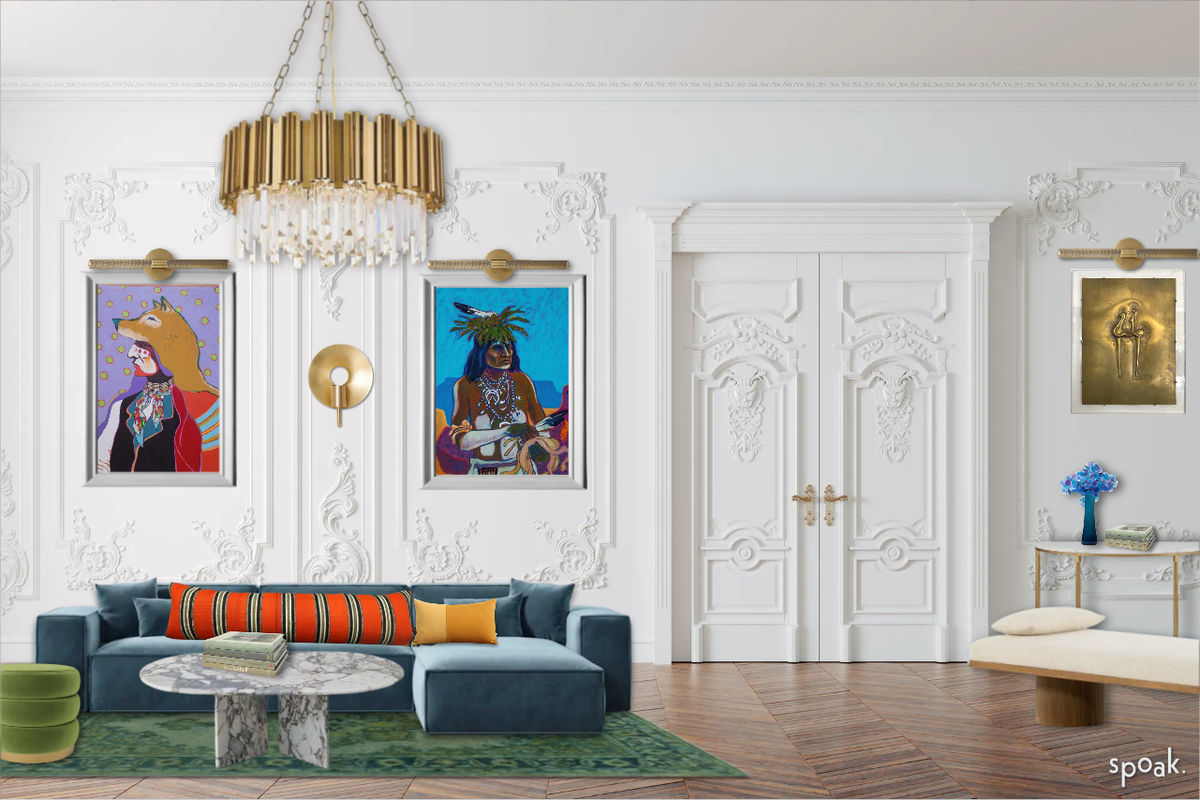 Blue Bedroom Inspiration designed by Rosa Rodas