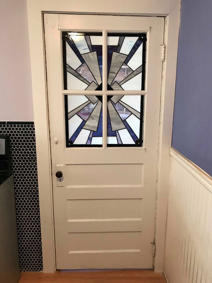 Stained Glass Door Panel D-2 Retro 1920's Style - Etsy added by Ali Dyer