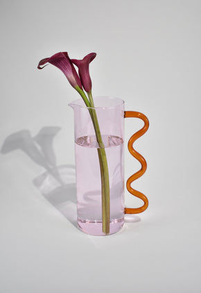 Wave Pitcher in Pink/Amber added by Spoak 