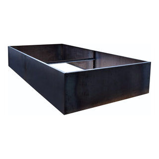 Nice Corten Steel Planter Bed 48" - Industrial - Outdoor Pots And Planters - by Nice Planter | Houzz added by Chasity West-Ward