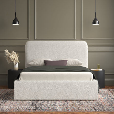Upholstered Platform Bed | Joss & Main added by Brittany Carbullido