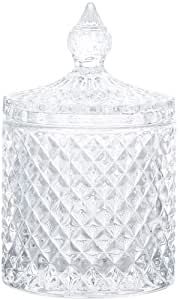 glass candy jar Crystal Candy Jar Storage Container for House Decoration (white(5.5'')) added by Sarah Jackson
