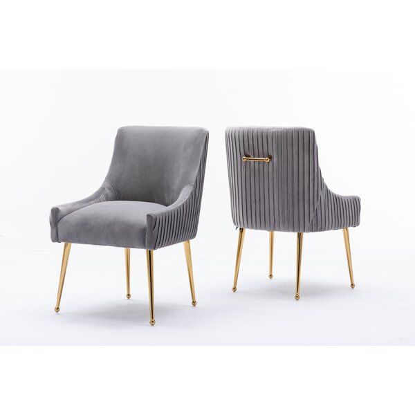 Baudel Tufted Velvet Side Chair added by HELEN SALGADO