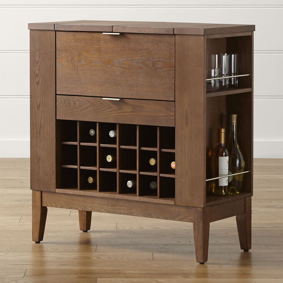 Parker Spirits Bourbon Cabinet - Crate and Barrel | Havenly added by Rachael Igoe