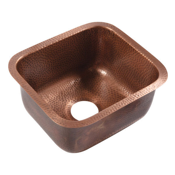 (Plumbing) Orwell Copper 17" Single Bowl Undermount Kitchen Sink added by Kate Savitch