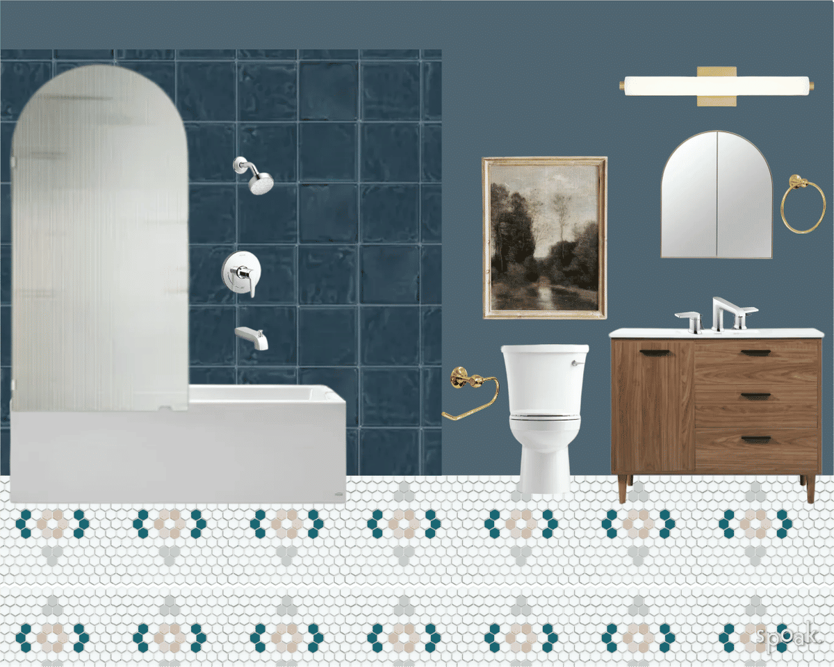 Bathroom Inspo designed by Natalie Marinello