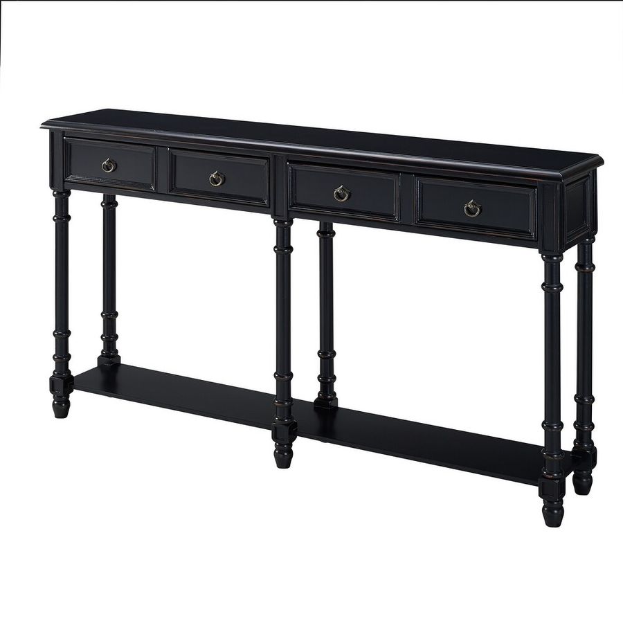 Black Two Drawer Console Table added by Madi Johnson