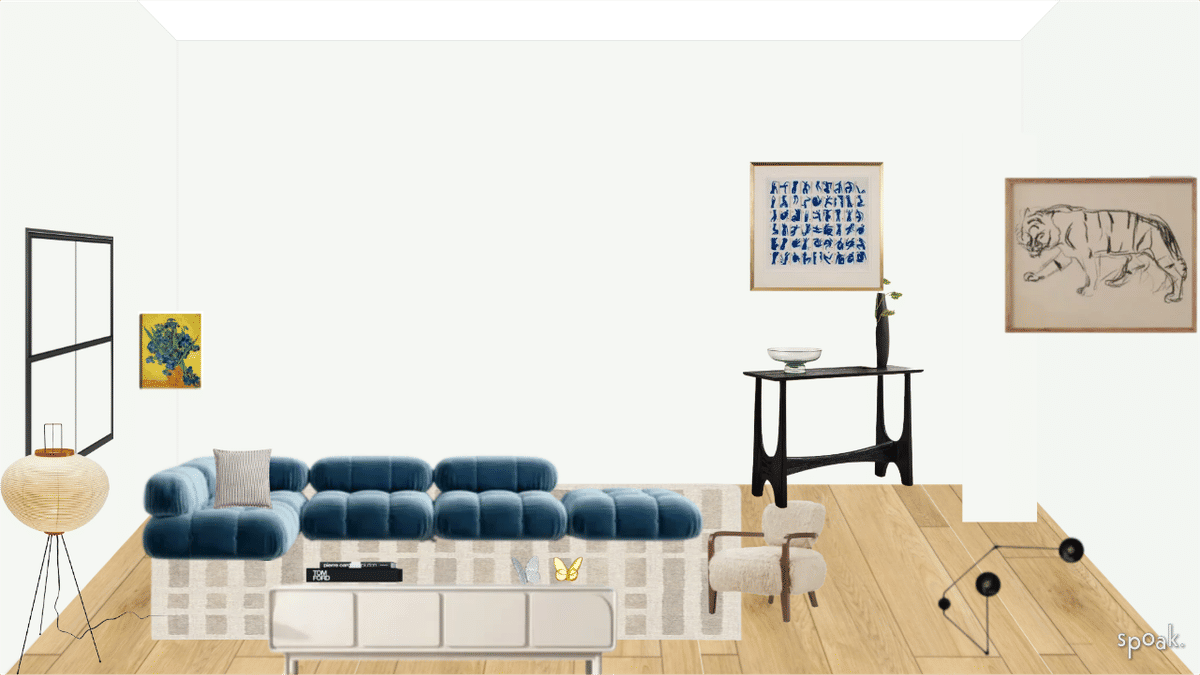 Kitchen + Living Room Inspo designed by noa waks