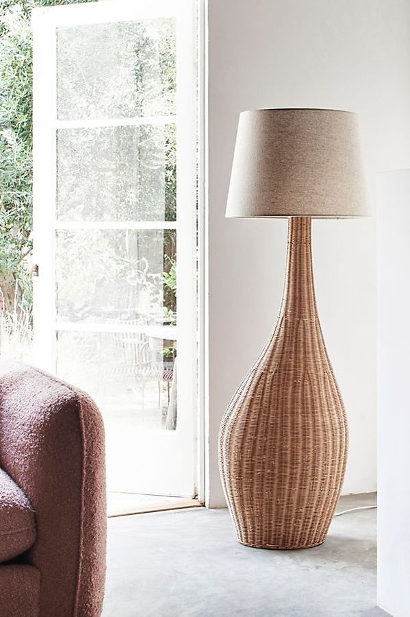 Natural Rattan Floor Lamp added by Dorie Colangelo
