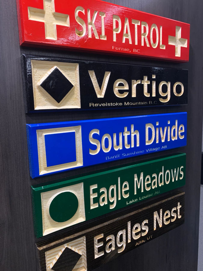 Custom Run Signs added by Sarah Jane Meek
