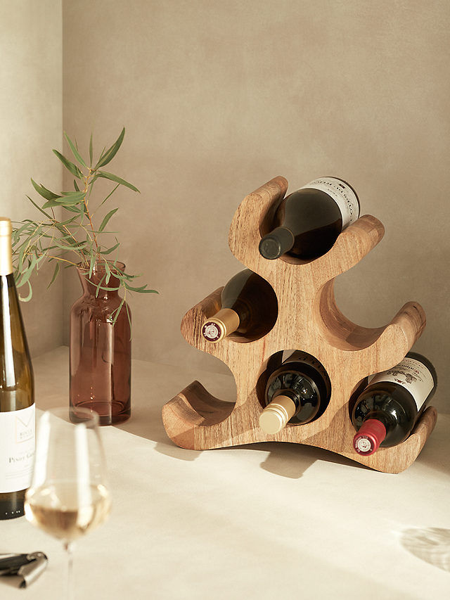 John Lewis Mango Wood Wine Rack, 6 Bottle, Natural added by Aleja Calderón