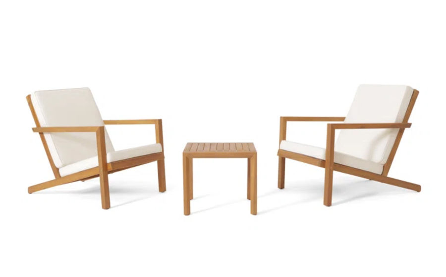 Scottie Solid Wood 2 - Person Seating Group added by Mallory Gunnels