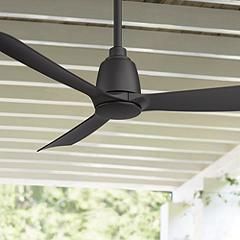 44" Fanimation Kute Black Damp Outdoor Ceiling Fan with Remote Control | www.lampsplus.com added by Terrilyn McCormick