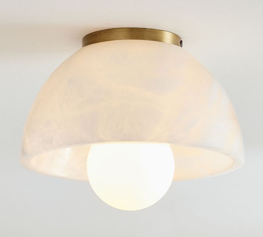 Windham Alabaster Dome Flush Mount added by Caroline Osborn