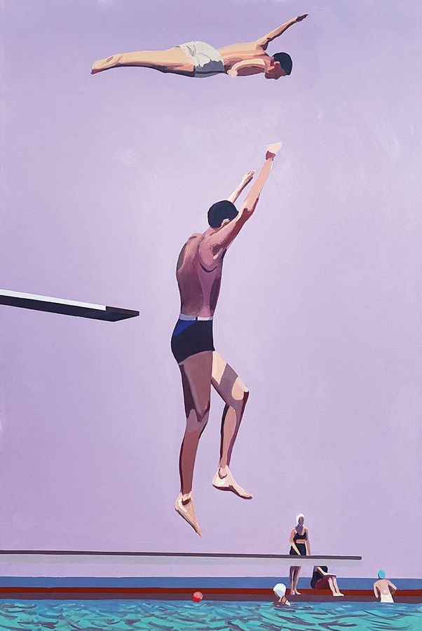 Jessica Brilli DIVER'S AT JONES BEACH | Fine Art Print added by Brooke Schwartz