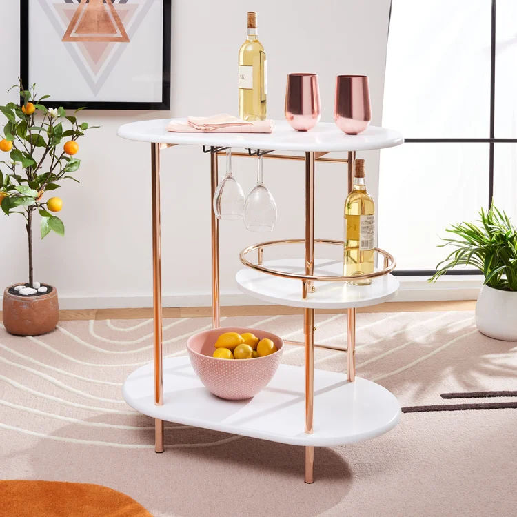 Marzano 3 Tier Bar Cart | AllModern added by Olga Dragieva