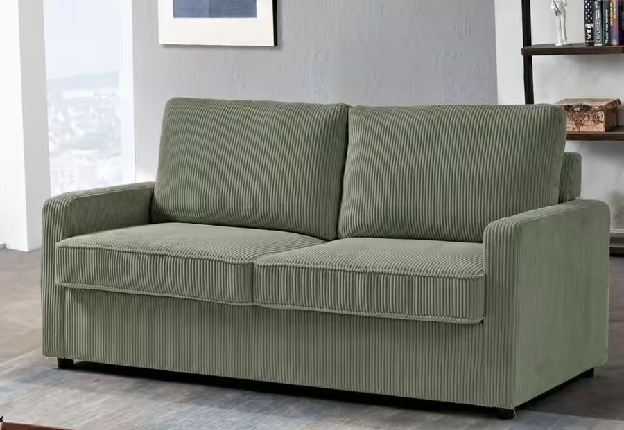 US Pride Furniture Manchester Polyester Corduroy 70 in. Dark Green Square Arms Sofa Bed HD-S5784-S - The Home Depot added by Alyssa Pearson